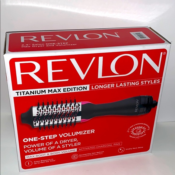 Revlon 1-Step Titanium Max Hair Dryer & Volumizer